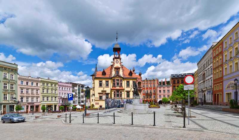 Market Square in Nowa Ruda - jigsaw puzzle