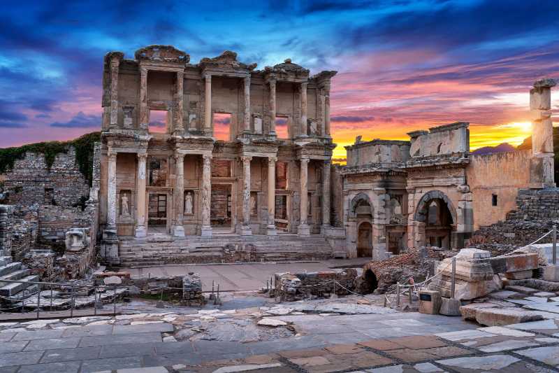 Celsus Library at Ephesus ancient city in Izmir - jigsaw puzzle