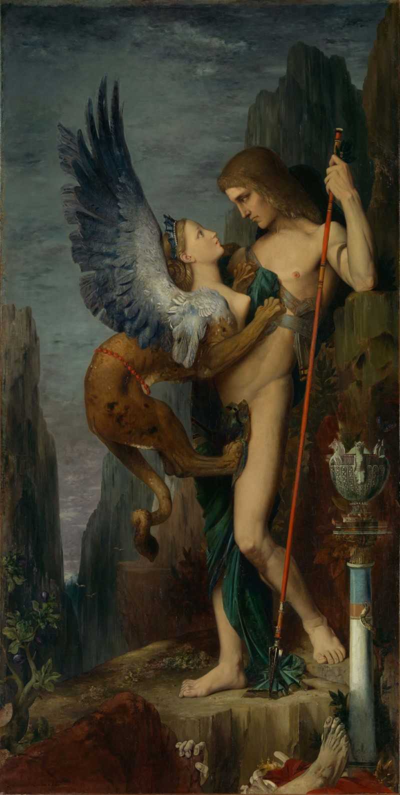 Oedipus and the Sphinx - jigsaw puzzle