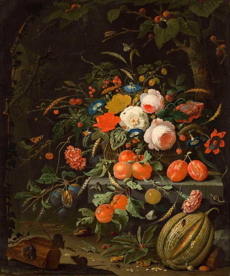 Flowers and Fruit - jigsaw puzzle