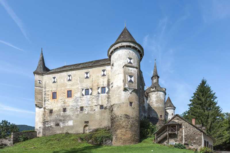 Eastern view of castle Frauenstein - jigsaw puzzle