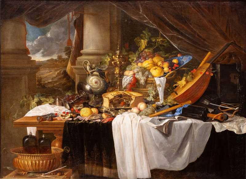 A banquet still life - jigsaw puzzle