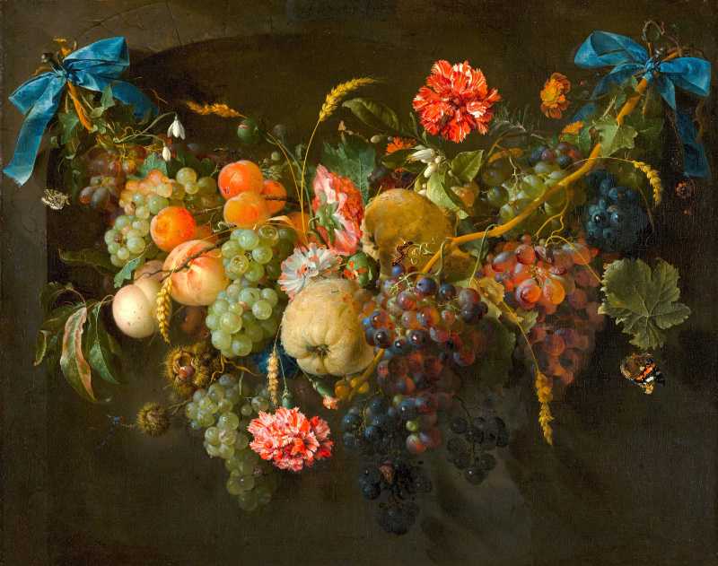 Garland of Fruit and Flowers - jigsaw puzzle