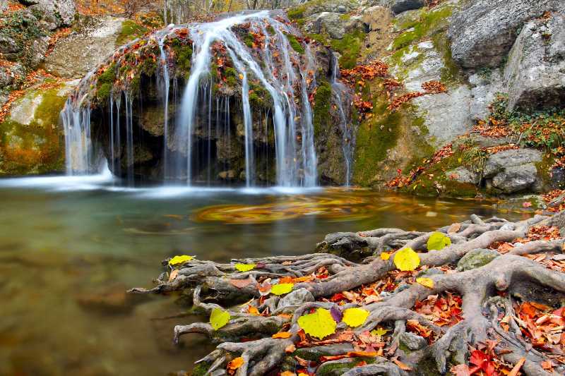 Khaphal Reserve waterfall - jigsaw puzzle