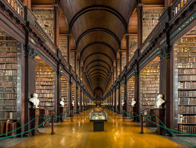 the Old Library at Trinity College Dublin - jigsaw puzzle