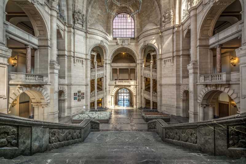 Lobby of the New Town Hall in Hanover - jigsaw puzzle