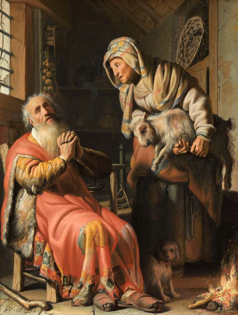 tobit and anna with the kid - jigsaw puzzle