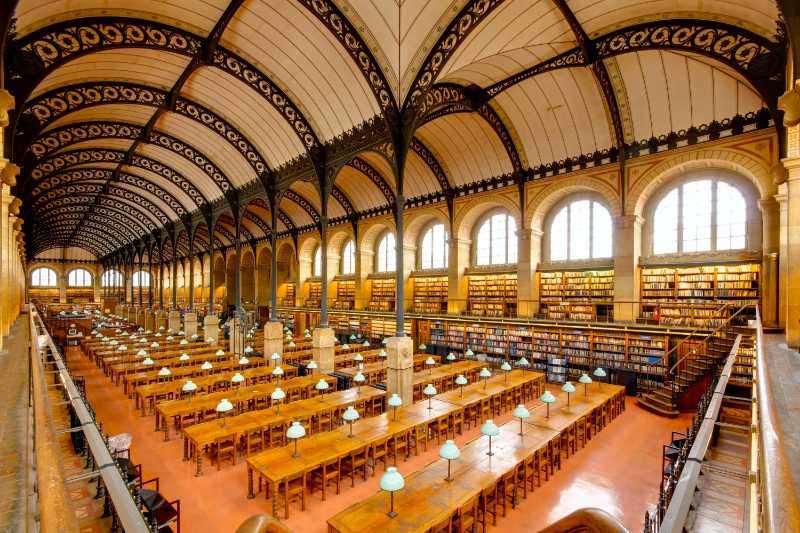 Reading room of the Sainte-Geneviève Library - jigsaw puzzle