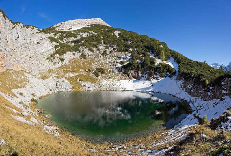 The Seehornsee in the Berchtesgaden Alps - jigsaw puzzle