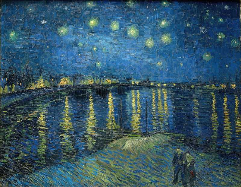 starry night over the rhone - jigsaw puzzle