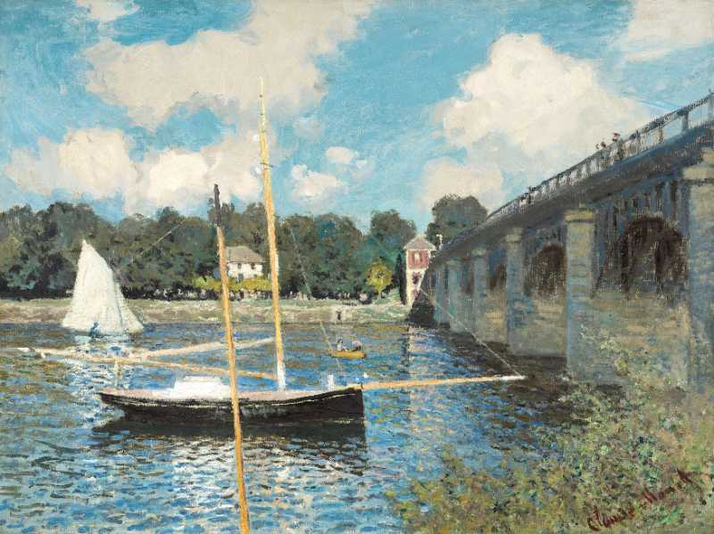 the bridge at argenteuil - jigsaw puzzle