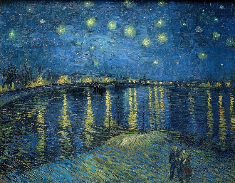 starry night over the rhone - jigsaw puzzle