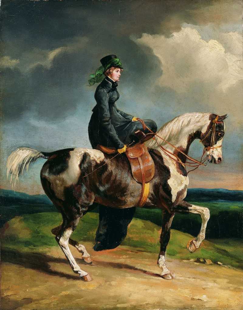 Horsewoman - jigsaw puzzle