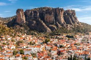 aerial view of the city of kalambaka near the famous monasteries meteora - jigsaw puzzle