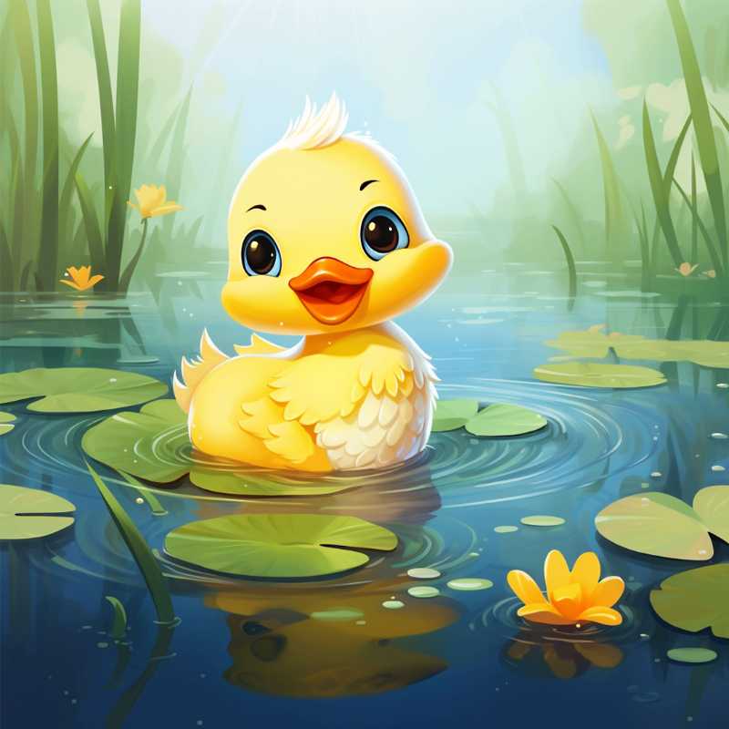 ai generated duck rubber duck - jigsaw puzzle