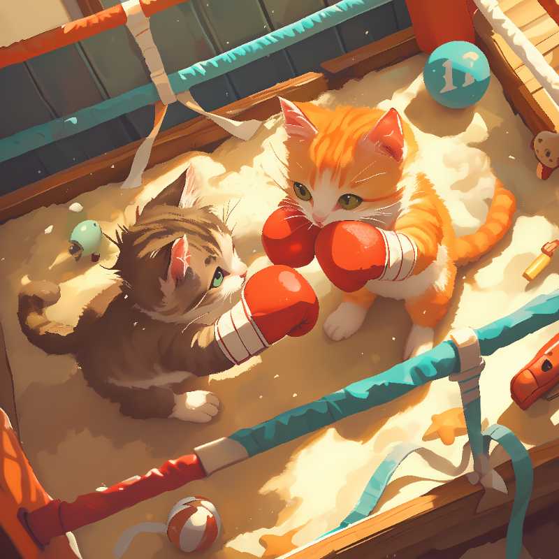 ai generated cats kittens felines - jigsaw puzzle