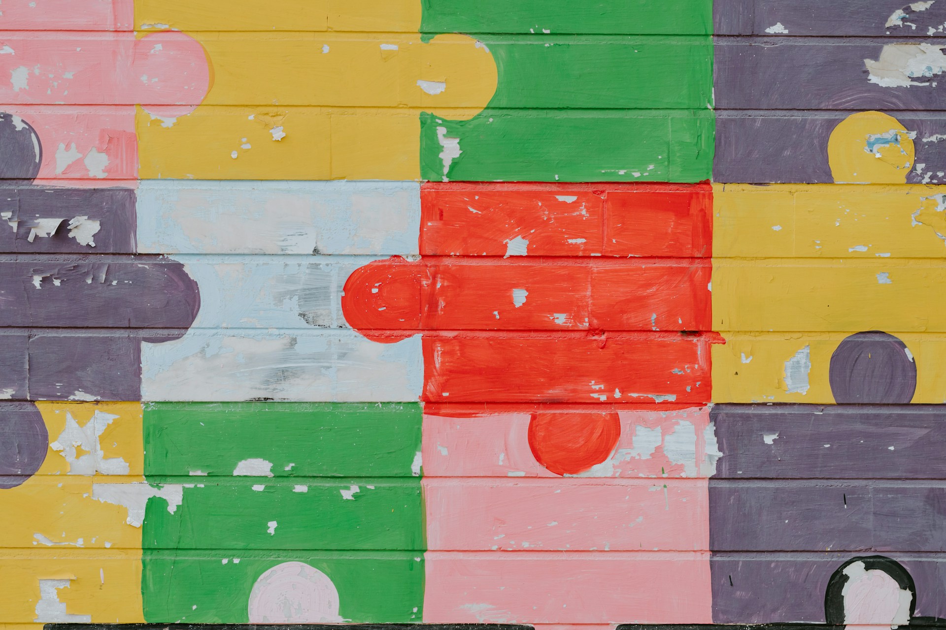Colorful Puzzle Pieces