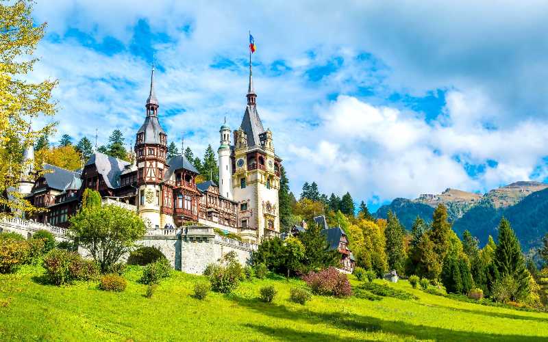 Beautiful historic place romainia castel