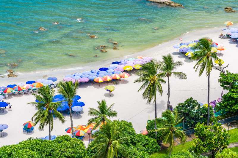 Beautiful landscape and bay of Hua Hin