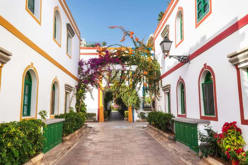 beautiful tourist destination in gran canaria - jigsaw puzzle