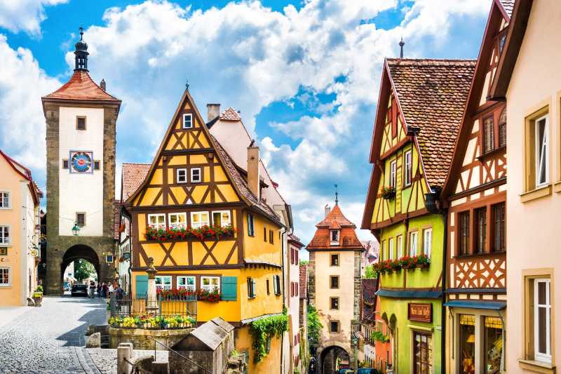 Beautiful View Of The Historic Town Of Rottenburg