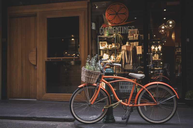 bike bicycle street urban pavement - jigsaw puzzle