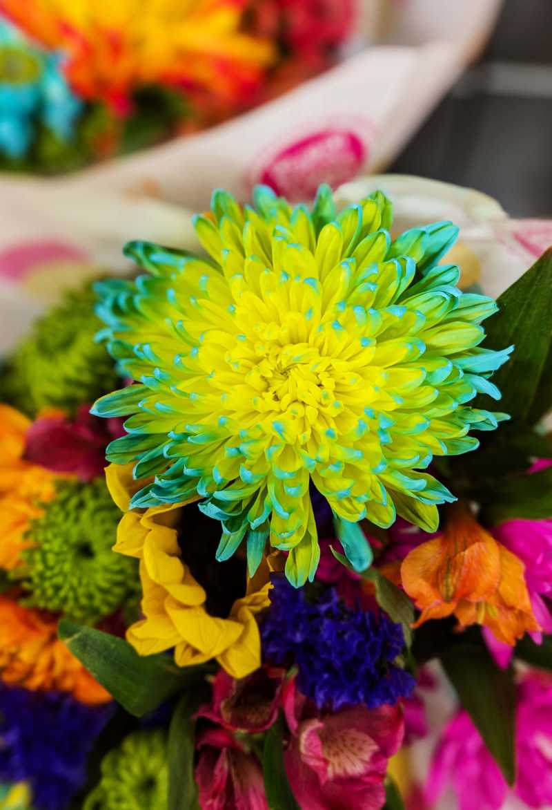 bouquet of flowers chrysanthemums - jigsaw puzzle