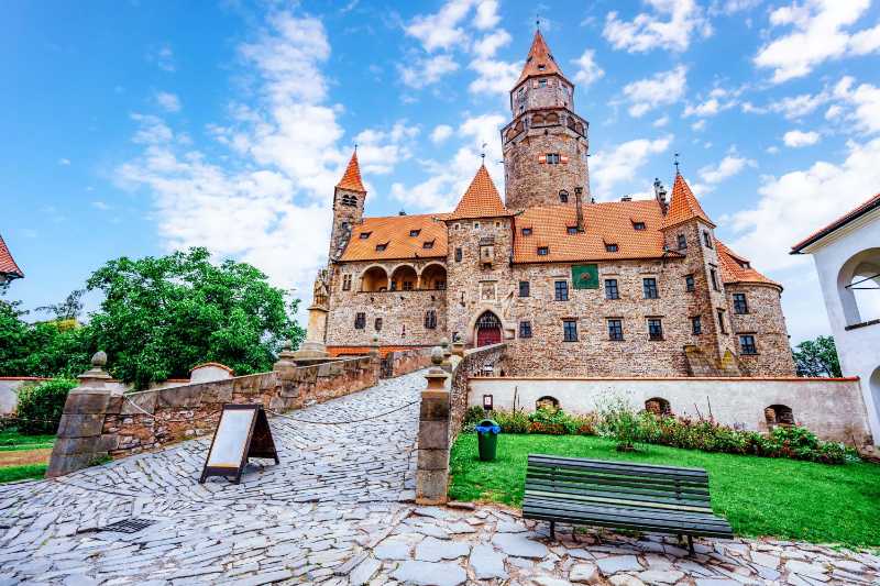 Bouzov castle fairytale castle in czech