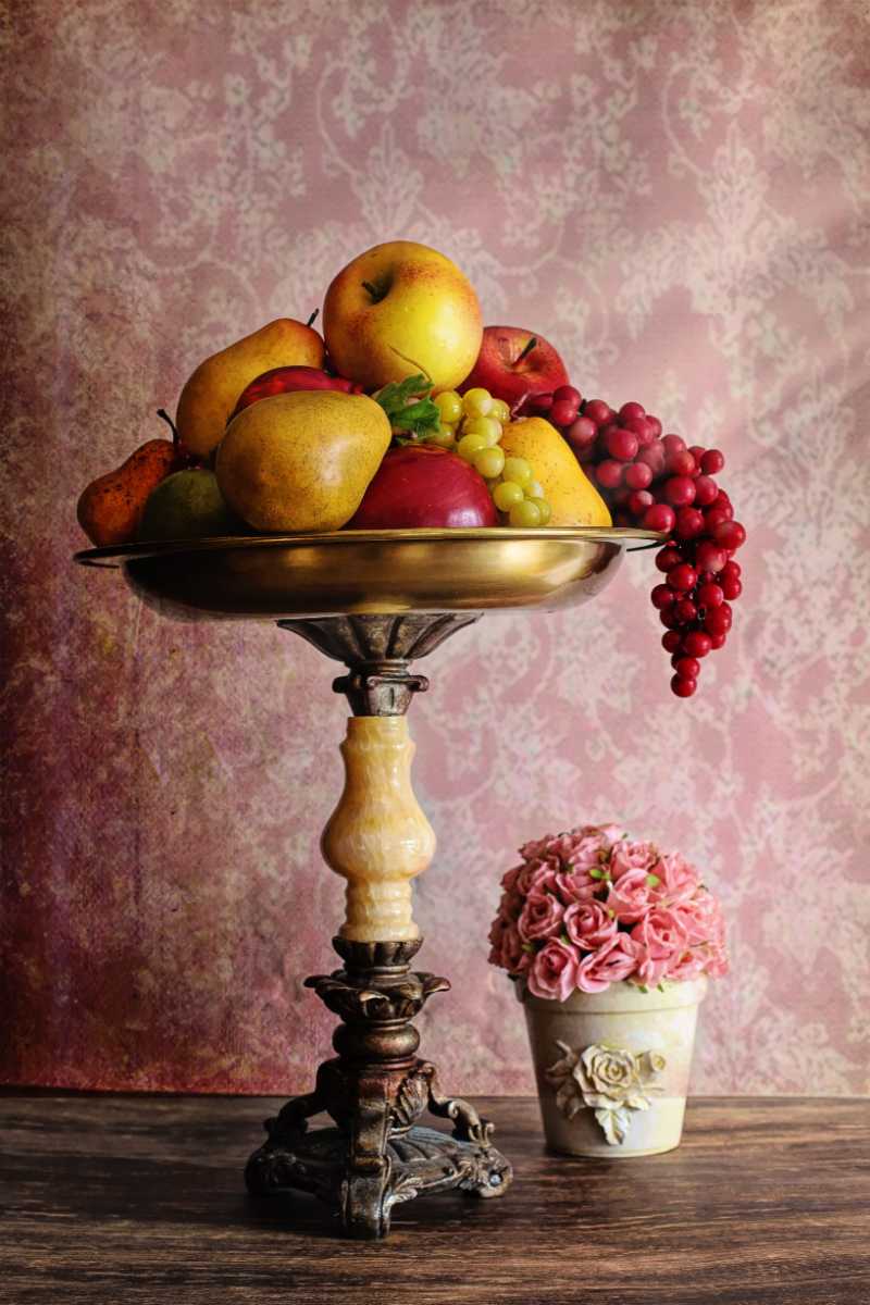 bowl fruit still life wall art - jigsaw puzzle