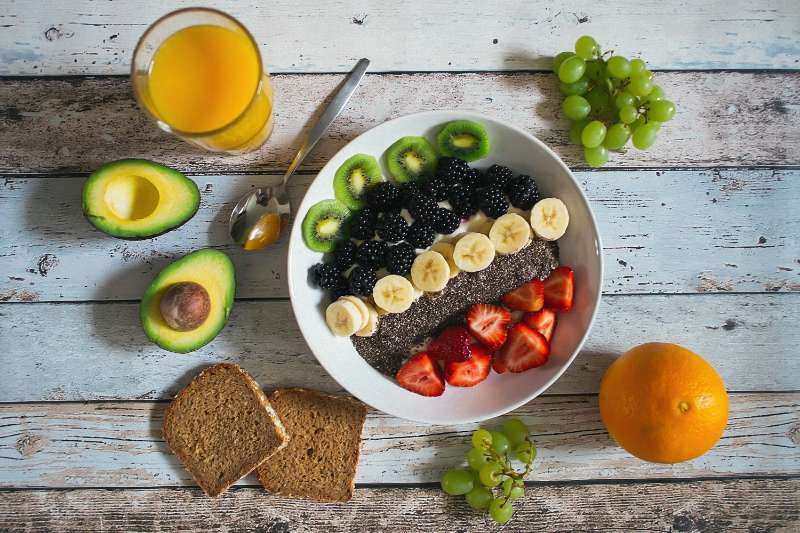 bowl breakfast fruits healthy food - jigsaw puzzle