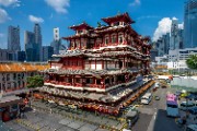 buddha tooth temple in chinatown sinagapore - jigsaw puzzle