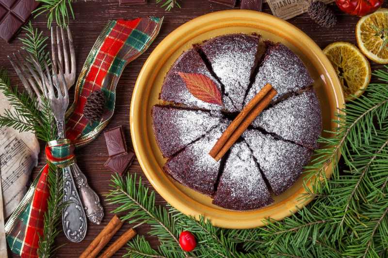 cake pie christmas cake food - jigsaw puzzle