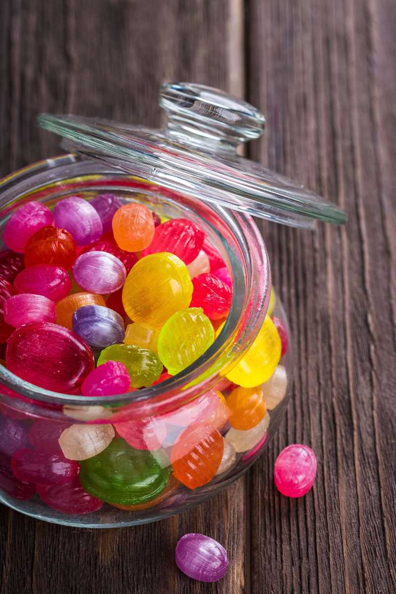 candy sweetmeats jar candy jar - jigsaw puzzle