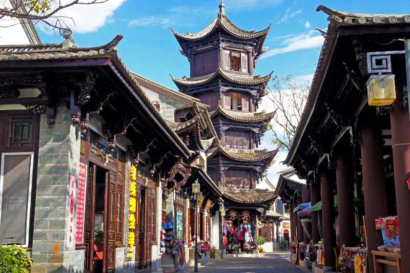 Architecture ancienne chinoise à Kunming