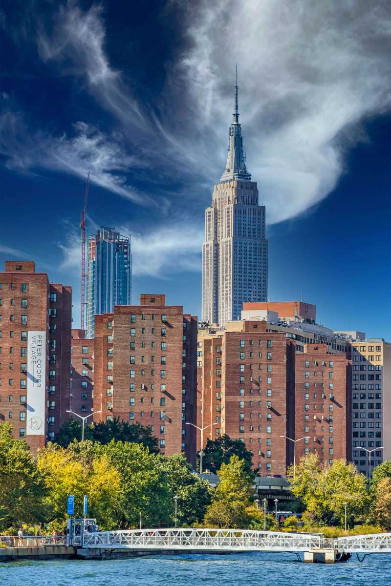 city buildings bridge river - jigsaw puzzle