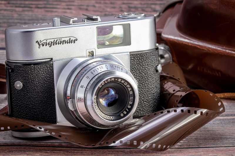 Close-up of an Analog Camera