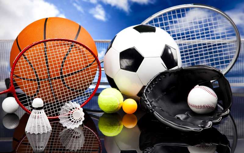 Collection of Sports Equipment