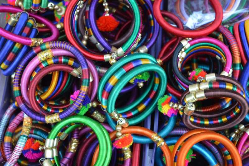 Colorful Bollywood Style Bracelets Traditional Indian Jewelry
