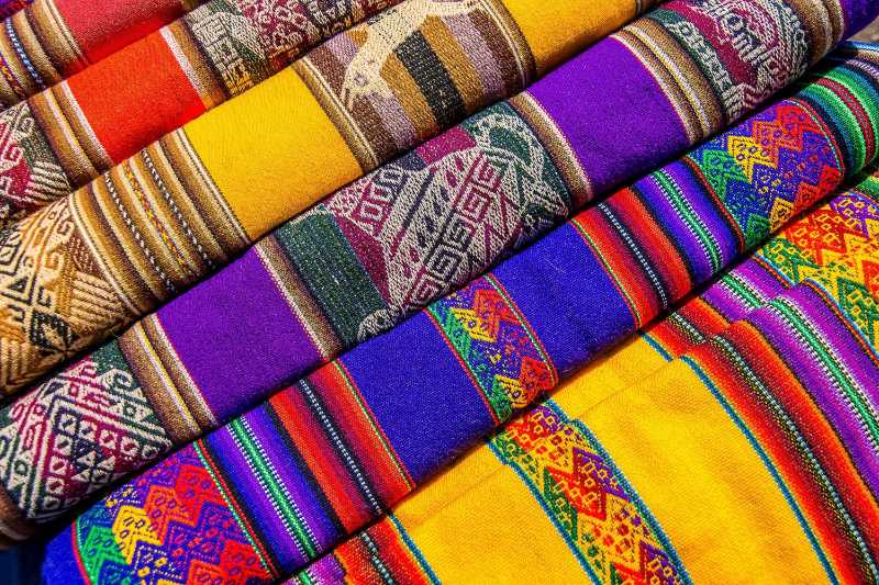Colorful textile pattern