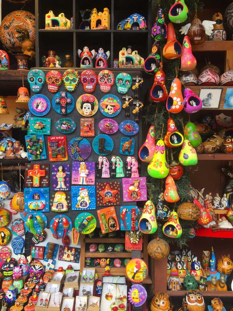 Colorful toys for sale in store