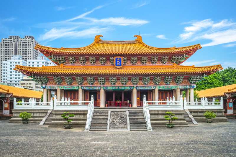 Confucius temple at taichung taiwan