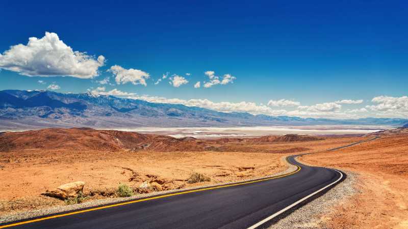 death valley road desert landscape - jigsaw puzzle