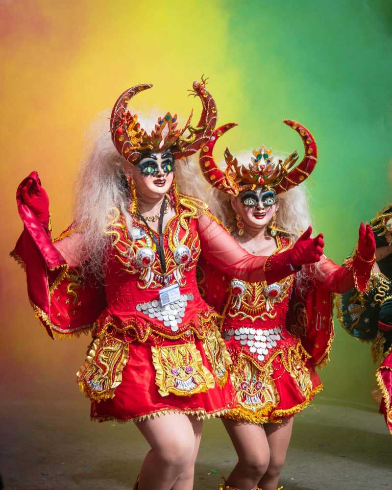 Diablada Dancers in Bolivia