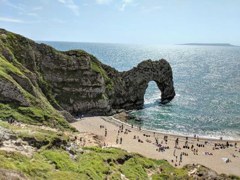 dorset nature england coast ocean - jigsaw puzzle