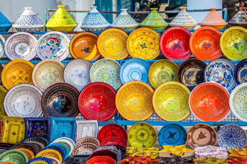 Terracotta nel mercato di Djerba Tunisia