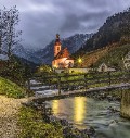 brown and beige house with background of mountain - jigsaw puzzle