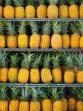 ripe pineapple fruits on shelf - jigsaw puzzle