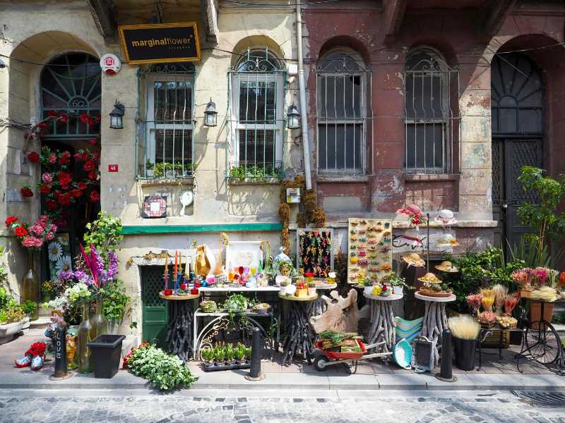 Blumenhändler in Istanbul