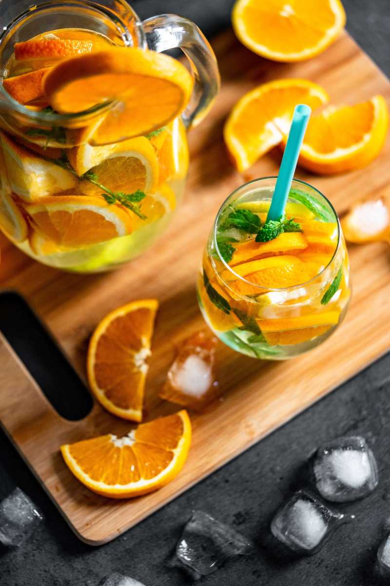 fresh orange drink - jigsaw puzzle