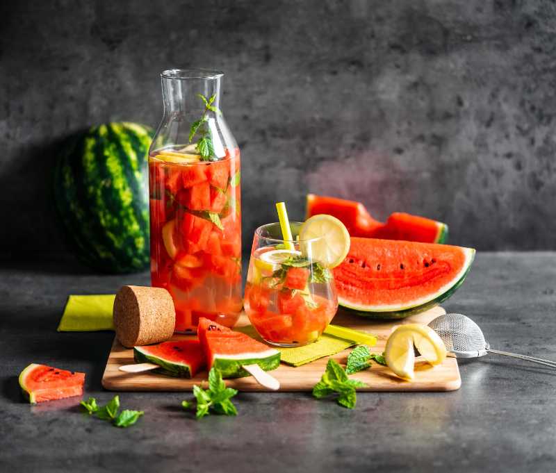 fresh watermelon summer drink - jigsaw puzzle